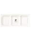 Nicola Spring - Father Christmas Snack Plates - 32 x 13.5cm - White