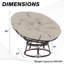 Chaise de patio avec coussins Papasan-955010281-942377484