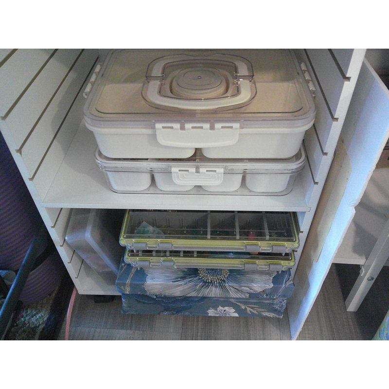 Boîte à collation à 5 compartiments avec couvercle en ABS transparent, plateau de service portable pour pique-nique et glacière