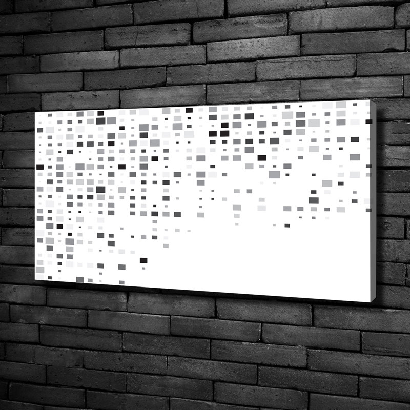 Abstraction Squares - Wrapped Canvas Print
