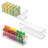 Stackable Fridge Storage Bin with Handle - Fridge and Freezer Organizer Bin for Snacks and Yogurt Pouches