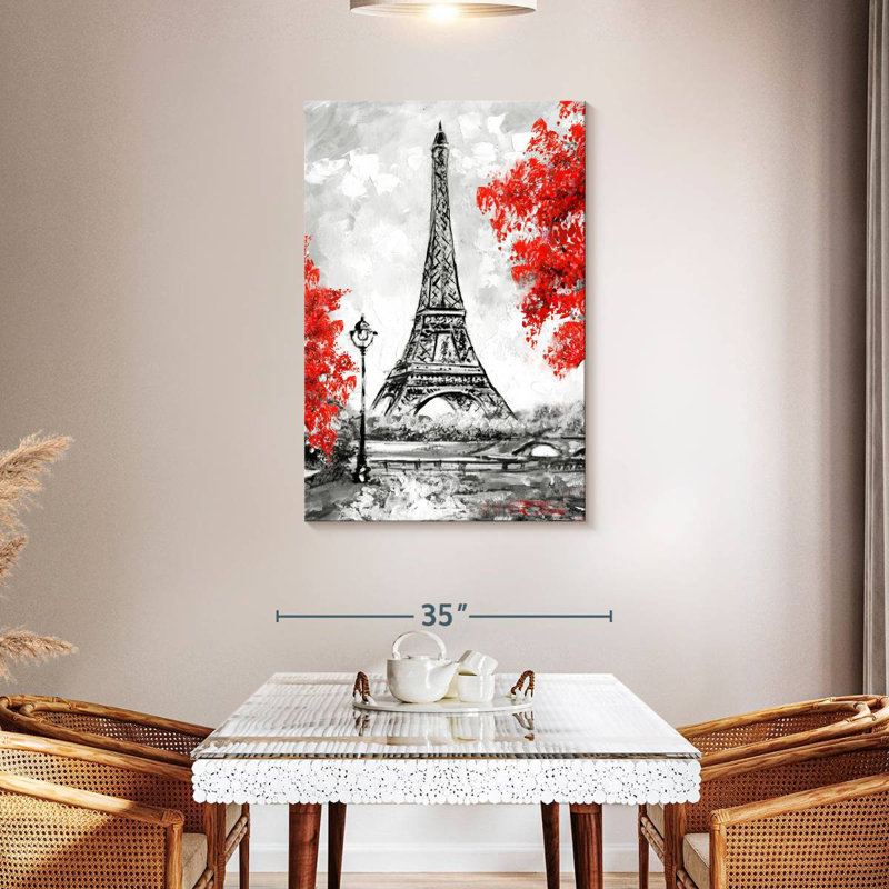 Aime Tour Eiffel Paris, H 45 po x l 30 po