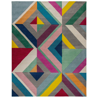 Fifth Avenue Hand-Tufted Gray/Yellow Area Rug