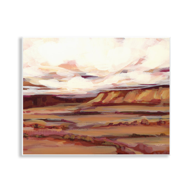 Art mural mauve Mesa par Haley Knighten