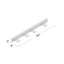 Metal Pegboard Strip Garden Tool Organizer Kit