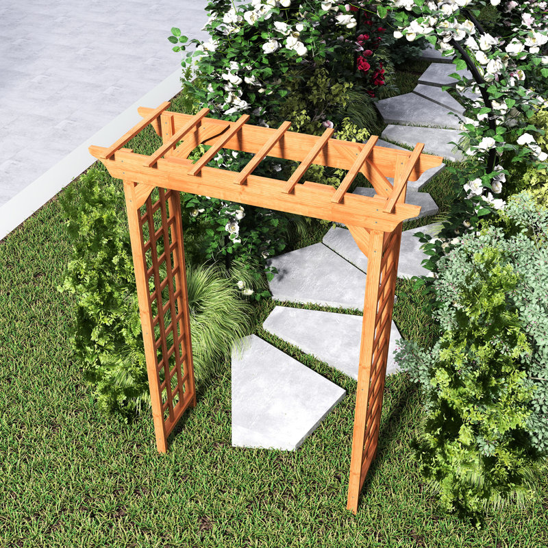 Treillis de mariage classique en bois