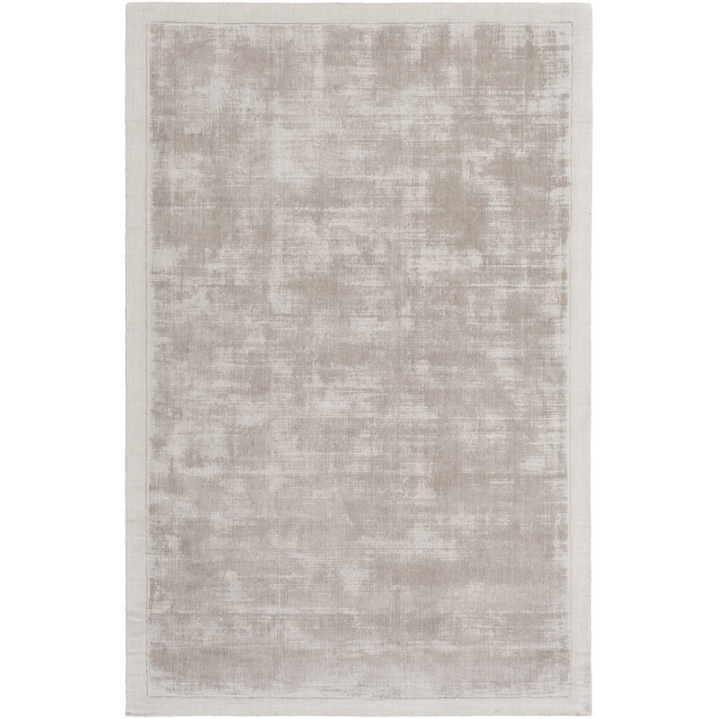 Tapis gris tissé à la main MCKINLEY, Rectangle 2 pi x 3 pi