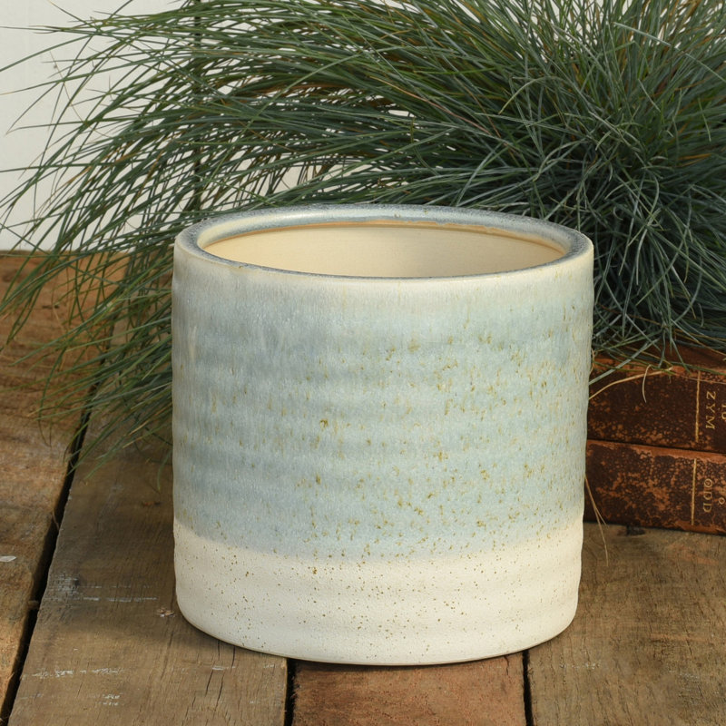 Statham Sand meets Sea Cachepot, 5.25" H x 5.5" W x 5.5" D