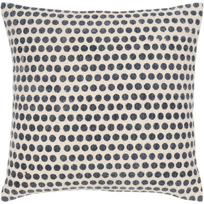 Zetta Polka Dots Cotton Throw Pillow