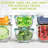 Prep & Savour Fresh Produce Vegetable Fruit Storage Containers, Bpa-free Fridge Storage Container-1183294247