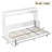 Space-Saving Murphy Bed with Built-in Desk and USB Charging Station-337601013