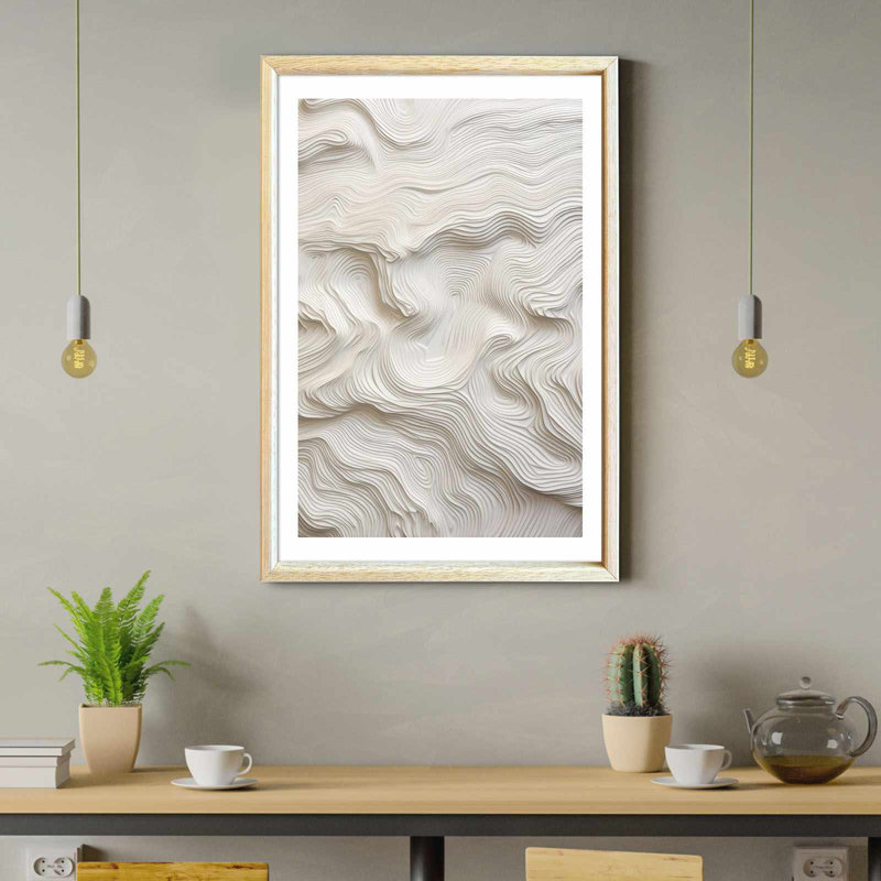 Peinture décorative en panneau de fibres à densité moyenne, 16.5" H x 24.4" W