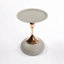 Table d'appoint polyvalente en métal à piédestal-359282292-366635349