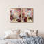 Ruby Lovers Set High-Gloss Frameless Acrylic Glass Wall Art Abstract Print by Oliver Gal, Ready to Hang, 16 x 20-757845702-757845756
