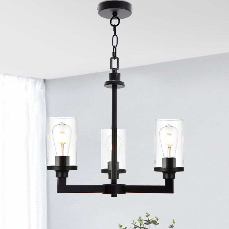 Lustre classique / traditionnel à 3 lumières à intensité variable Gislena