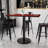 Carrus Rectangular Laminate Dining Table Top with Round Base-1464009583-1464009581