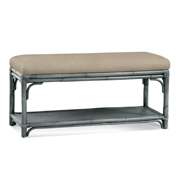 Banc de rangement en osier Summer Retreat