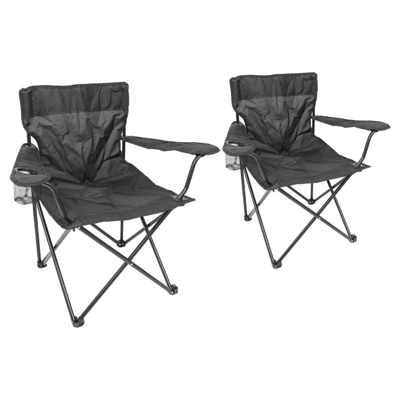 Folding Camping Chair, Black