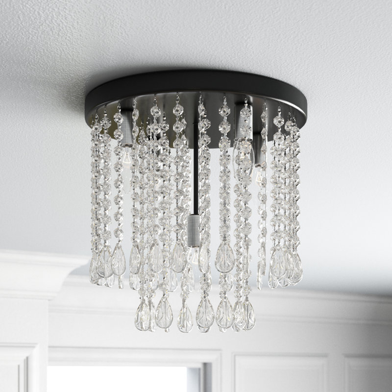 Sophy Flush Mount, Black