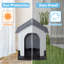 Niche en plastique pour chien-398262978-398262977