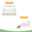 Lit de jour double, support en lattes de bois, avec tablette de chevet et deux tiroirs-1749729990