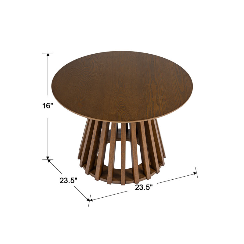 Table basse Rilma, Noyer