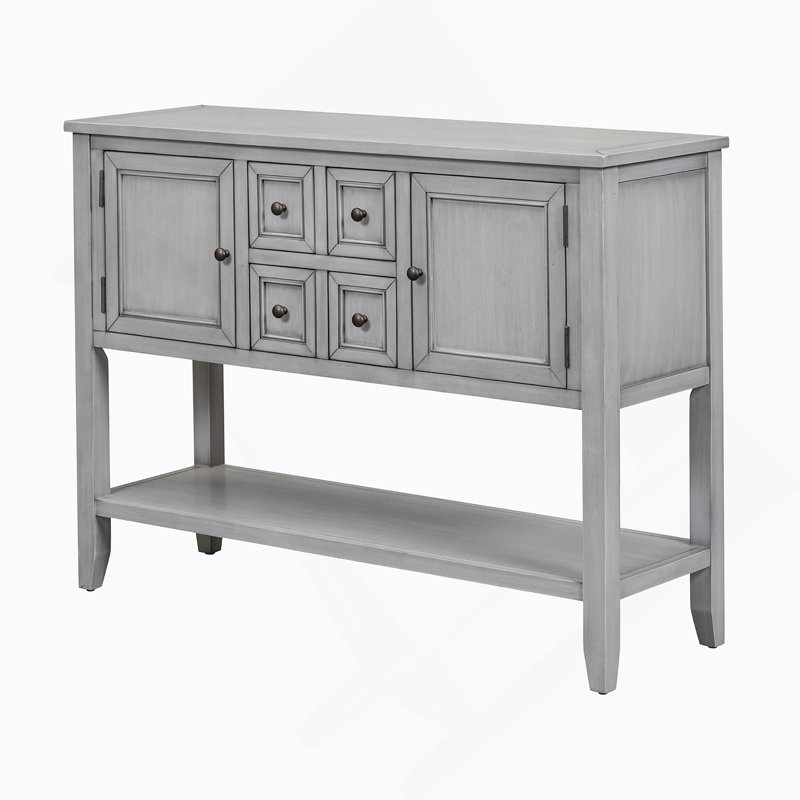 Cambridge Series Vintage Buffet Sideboard Console Table With Bottom Shelf For Ample Storage And Elegant Home Decor