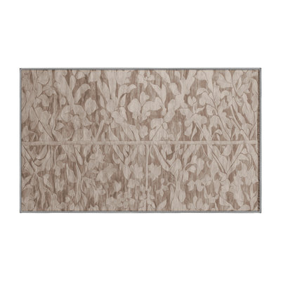 Machine Washable Grey Area Rug