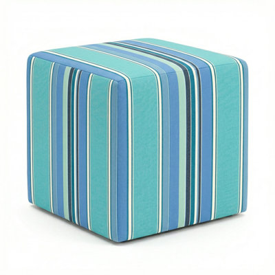 Berlin Gardens Lily Hive 20" Square Outdoor Pouf