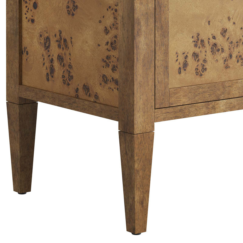 Base de meuble-lavabo double 48 po Modway Elysian, Brun, Brun