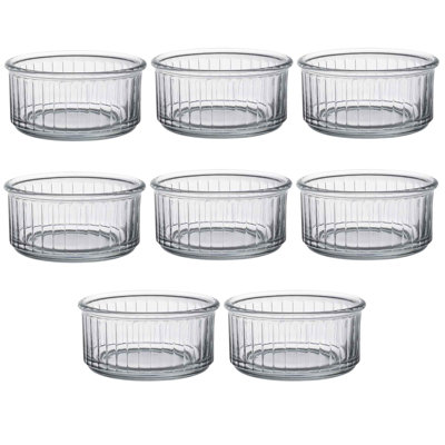 Duralex - Oven Chef Glass Ramekins for Creme Brulee, Desserts - 10cm