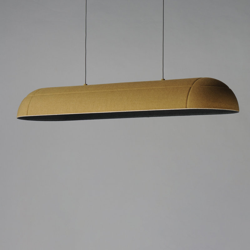 Luminaire suspendu Nava-Linear, Olive
