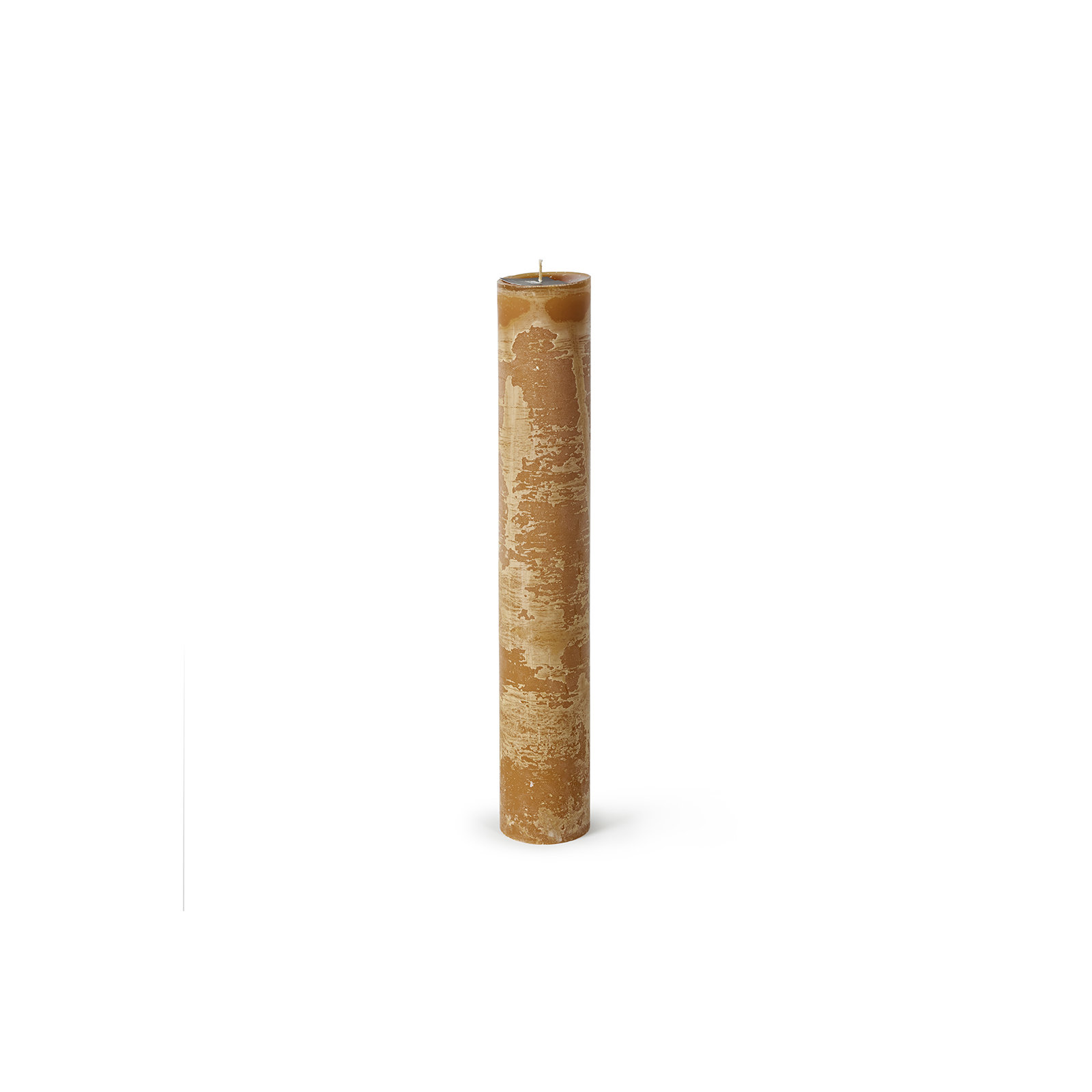 Unscented Pillar Candle, Chamois, 17.75" H x 2.75" W x 2.75" D