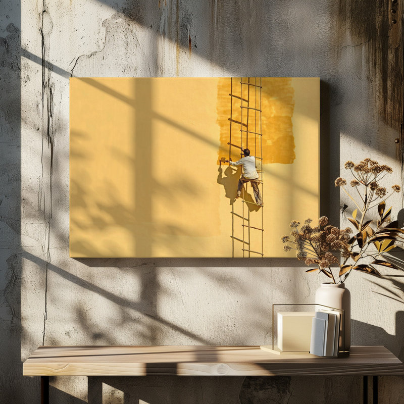 The Painter Canvas Print, 81.28 cm H x 121.92 cm W