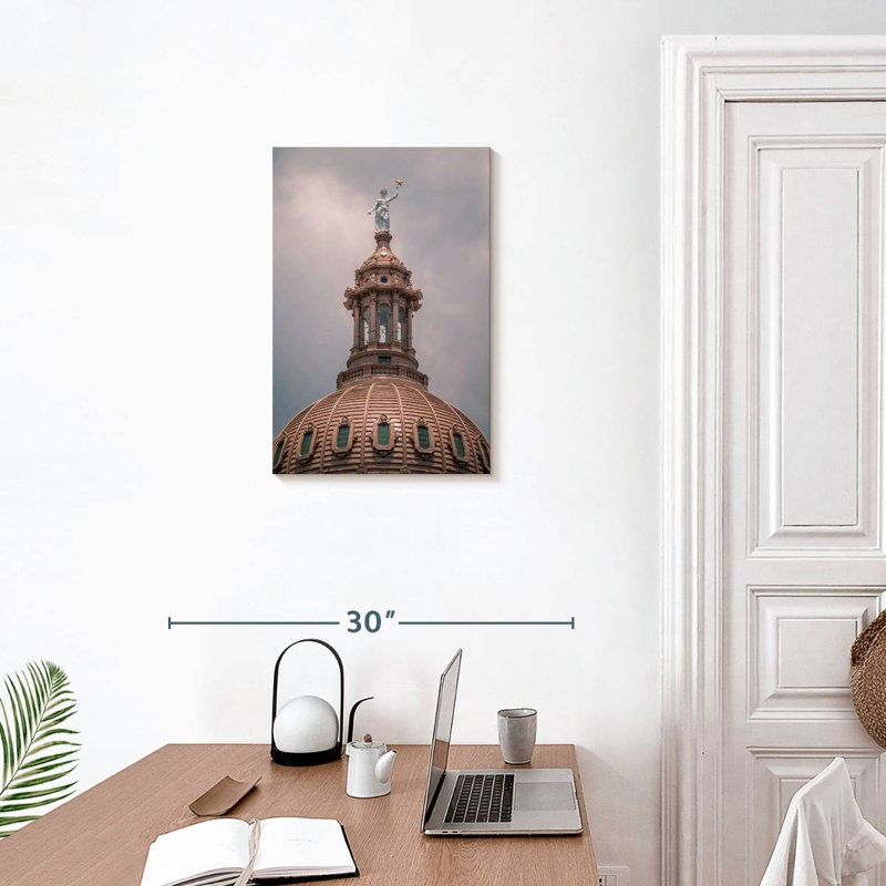 Aime Austin Texas Capitol Dome, 24" H x 16" W