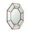 Miroir d'appoint octogonal de 40 po x 40 po, miroir Mid-Century moderne, pour salon, entrée, chambre à coucher, couloir