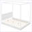 Andenwood Canopy Bed, LED Platform Bed-2013775968