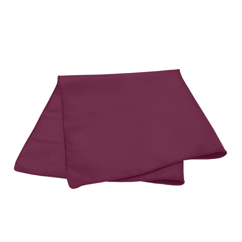 Polyester Square Napkin, Magenta, 20" x 20"