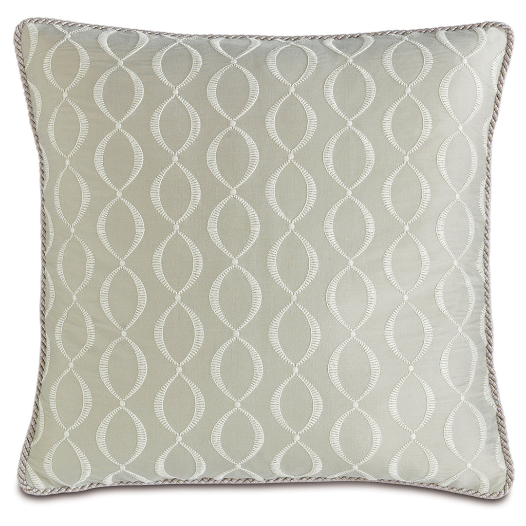 Lourde Birmingham Haze with Cord Square Pillow Cover & Insert Eastern Accents