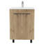 Ensemble de salle de bain 2 pièces Hartford, armoire à linge + meuble-lavabo