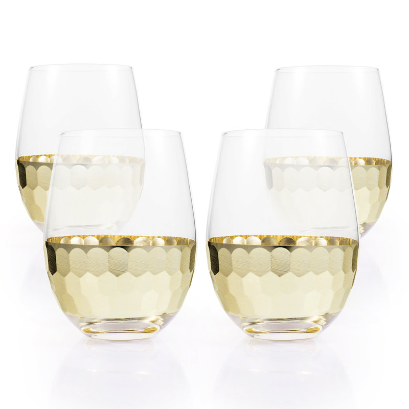 4 Piece 237ml Wine Glass Set
