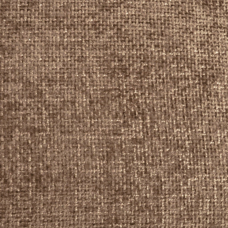 Bale Chenille Fabric Upholstered Modular Armless Chair, Brown