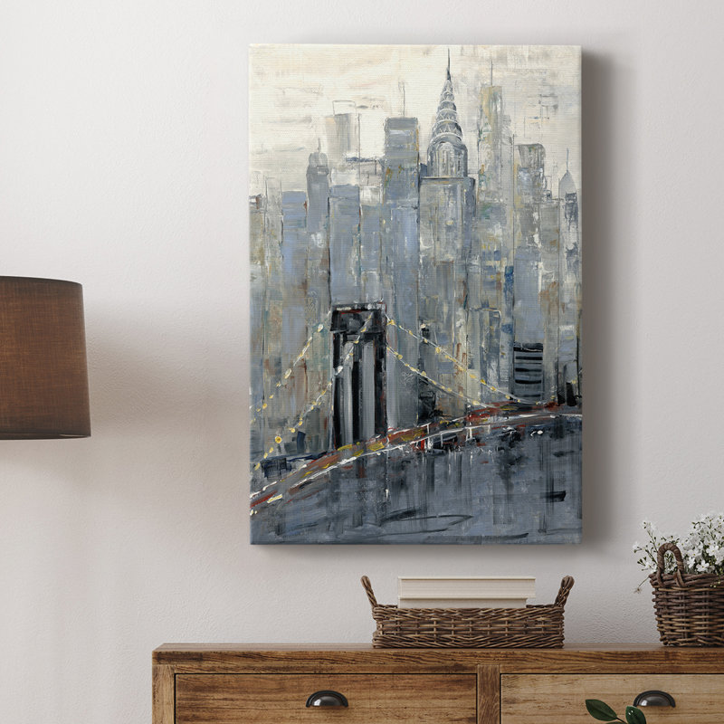 Midtown matin - Cavas enveloppés de galerie, H 48 po x l 32 po