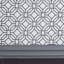 Rideau de douche en microfibre brodé et assemblé, douze crochets requis, mais non inclus-51577888
