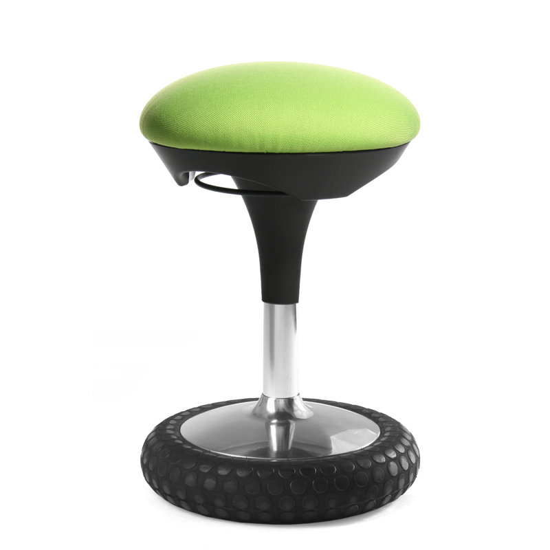 Hempel Adjustable Height Ergonomic Lab Stool, Apple