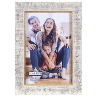 MELANNCO 7 Opening Collage Frame- Displays Four 6x4 and Three 6x4 Inch  Photos, 22.8x22.8 Inch.