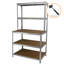 100 cm W Steel Adjustable Height Shelving Unit Storage Rack