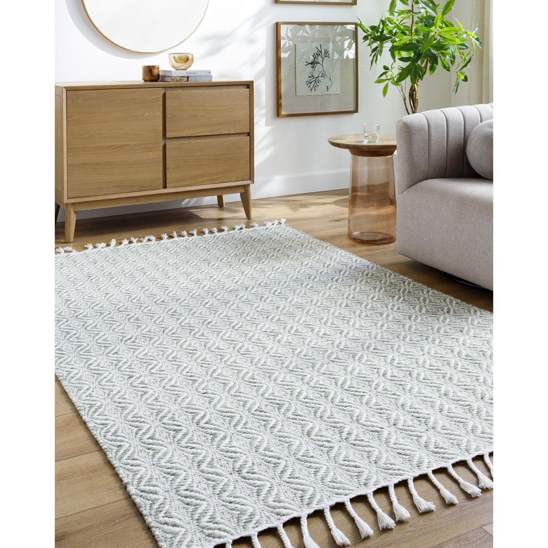 Tapis tissé à la main Bhaktivinod, Rectangulaire 8 pi x 10 pi