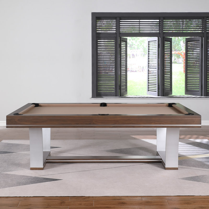 Barcelona Playcraft 8'' Slate Pool Table with Professional Installation Included, Academy Blue, No