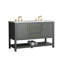 Ensemble de meuble-lavabo double 54 po Vicini-1837354122